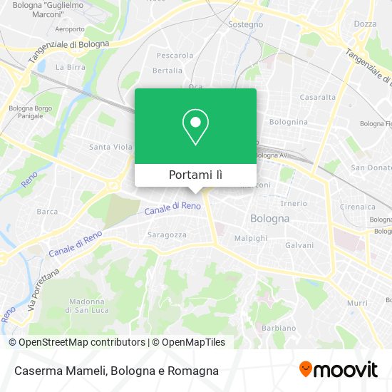 Mappa Caserma Mameli