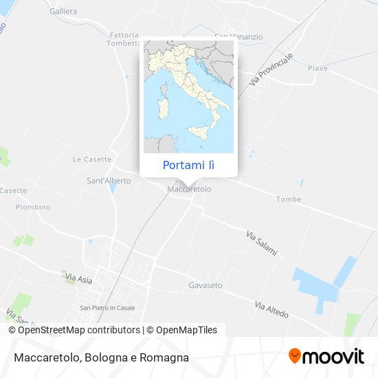 Mappa Maccaretolo