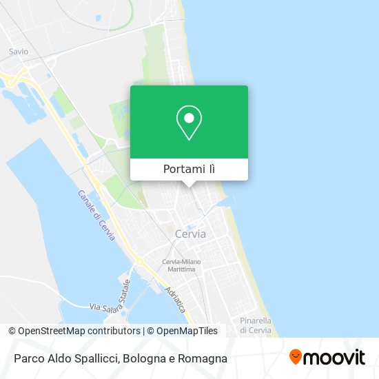 Mappa Parco Aldo Spallicci