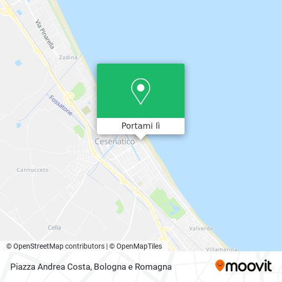 Mappa Piazza Andrea Costa