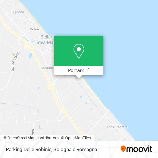 Mappa Parking Delle Robinie