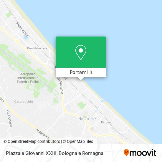 Mappa Piazzale Giovanni XXIII