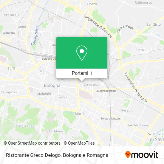 Mappa Ristorante Greco Delogo