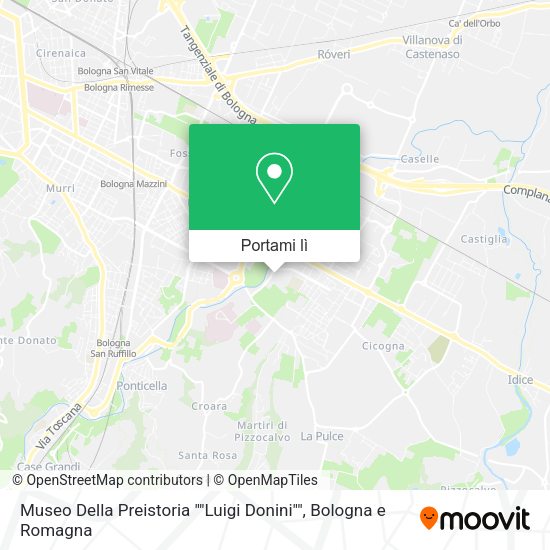 Mappa Museo Della Preistoria ""Luigi Donini""