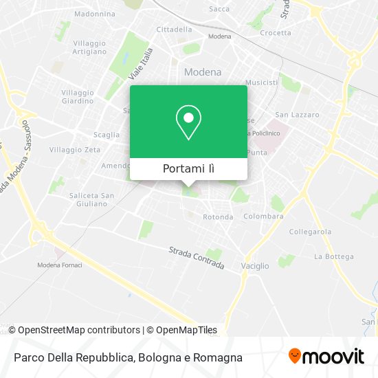 Mappa Parco Della Repubblica