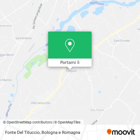 Mappa Fonte Del Tituccio