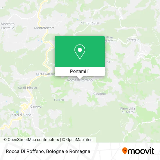 Mappa Rocca Di Roffeno
