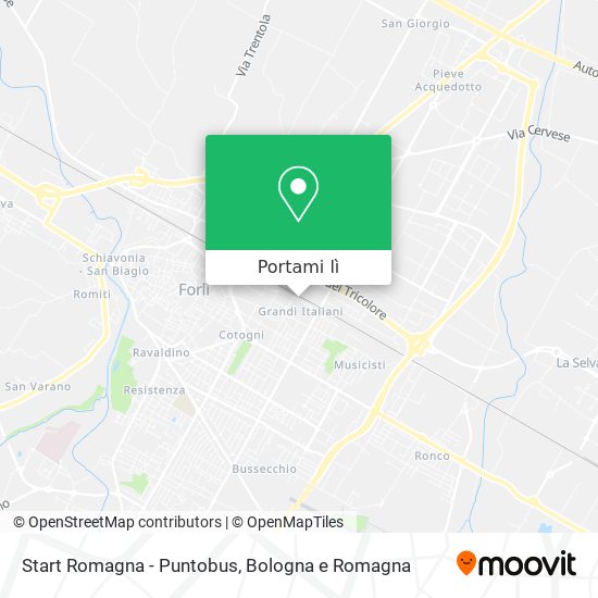 Mappa Start Romagna - Puntobus