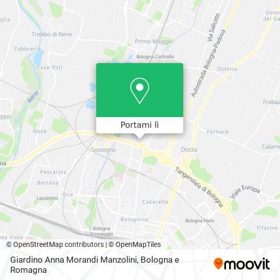 Mappa Giardino Anna Morandi Manzolini