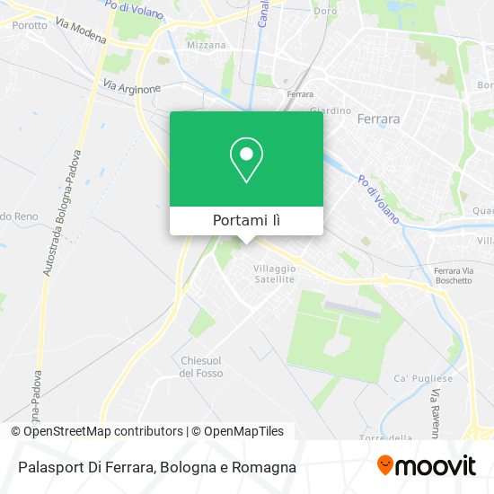 Mappa Palasport Di Ferrara