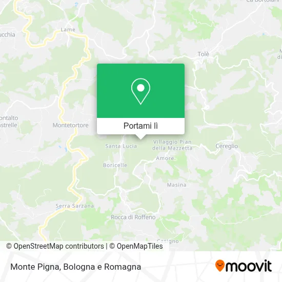 Mappa Monte Pigna