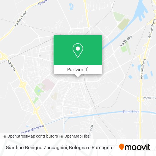 Mappa Giardino Benigno Zaccagnini