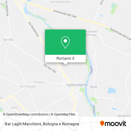 Mappa Bar Laghi Macchioni
