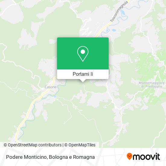 Mappa Podere Monticino