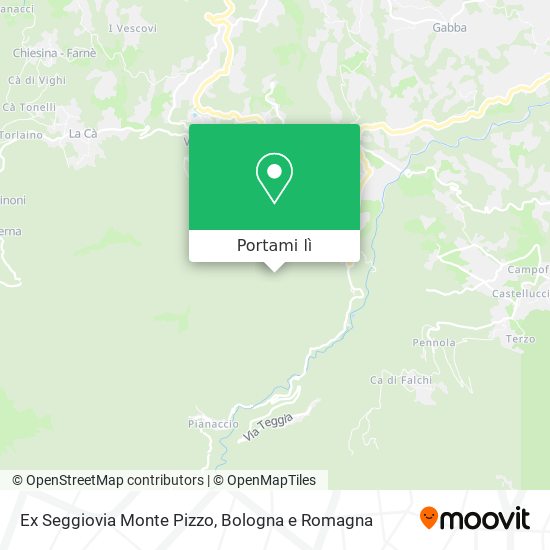 Mappa Ex Seggiovia Monte Pizzo