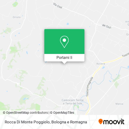 Mappa Rocca Di Monte Poggiolo