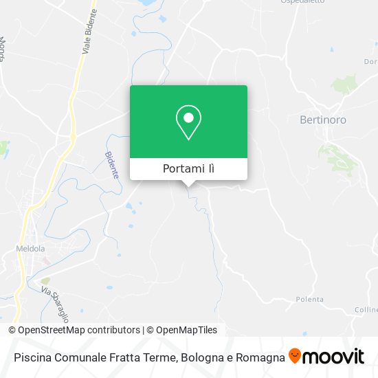 Mappa Piscina Comunale Fratta Terme