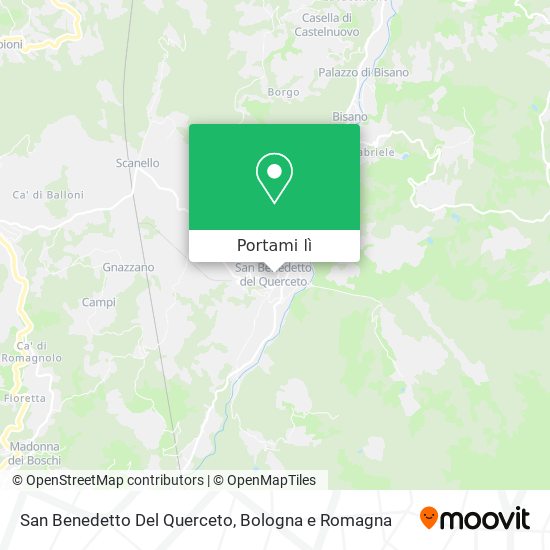 Mappa San Benedetto Del Querceto