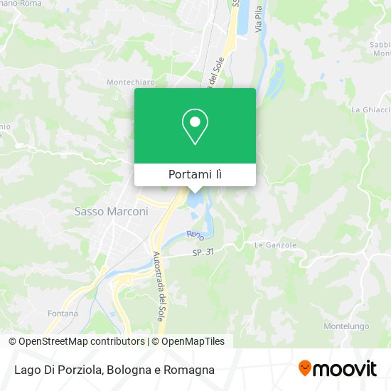 Mappa Lago Di Porziola