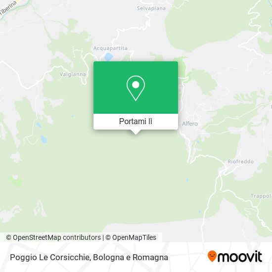 Mappa Poggio Le Corsicchie