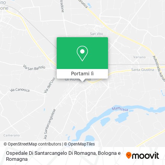 Mappa Ospedale Di Santarcangelo Di Romagna
