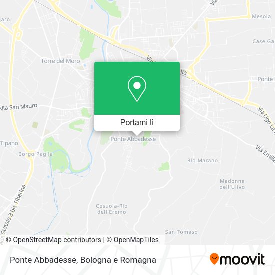 Mappa Ponte Abbadesse