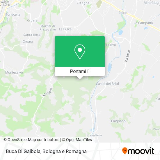 Mappa Buca Di Gaibola