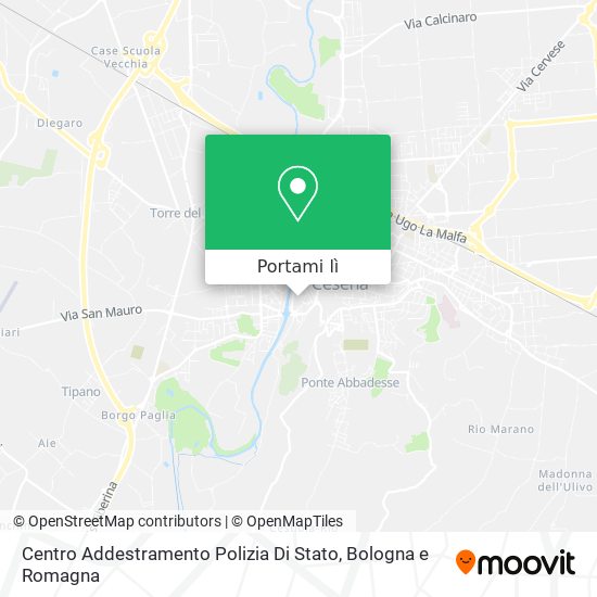 Mappa Centro Addestramento Polizia Di Stato