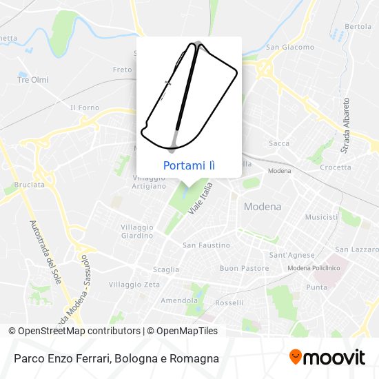 Mappa Parco Enzo Ferrari