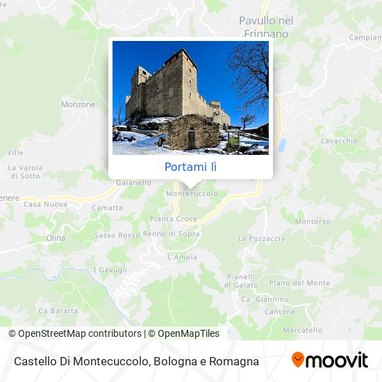 Mappa Castello Di Montecuccolo