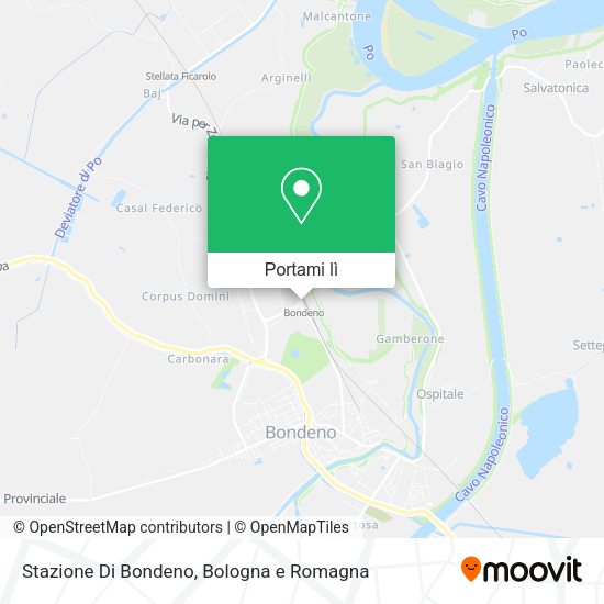 Mappa Stazione Di Bondeno