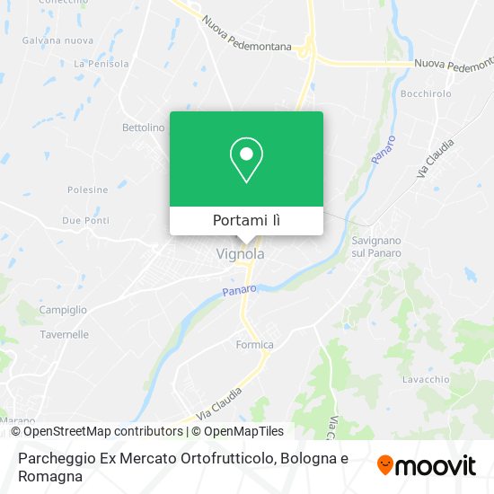 Mappa Parcheggio Ex Mercato Ortofrutticolo