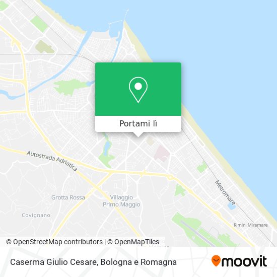Mappa Caserma Giulio Cesare