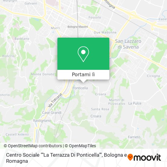 Mappa Centro Sociale ""La Terrazza Di Ponticella""