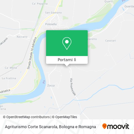 Mappa Agriturismo Corte Scanarola