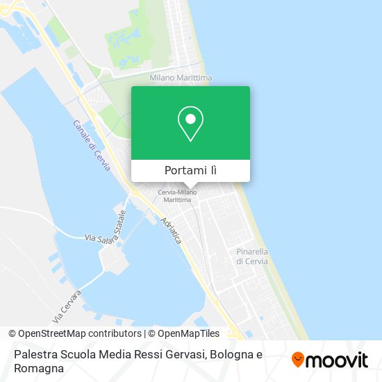 Mappa Palestra Scuola Media Ressi Gervasi