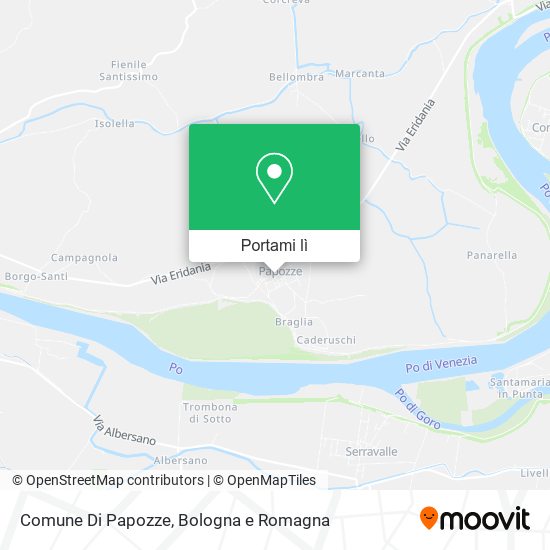 Mappa Comune Di Papozze
