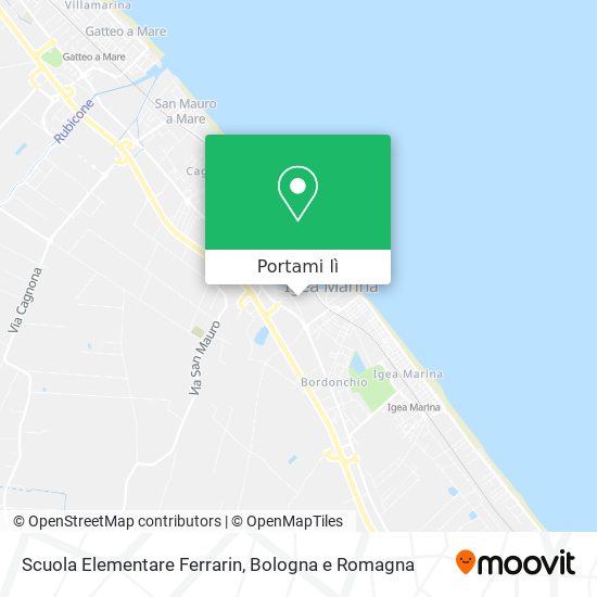 Mappa Scuola Elementare Ferrarin