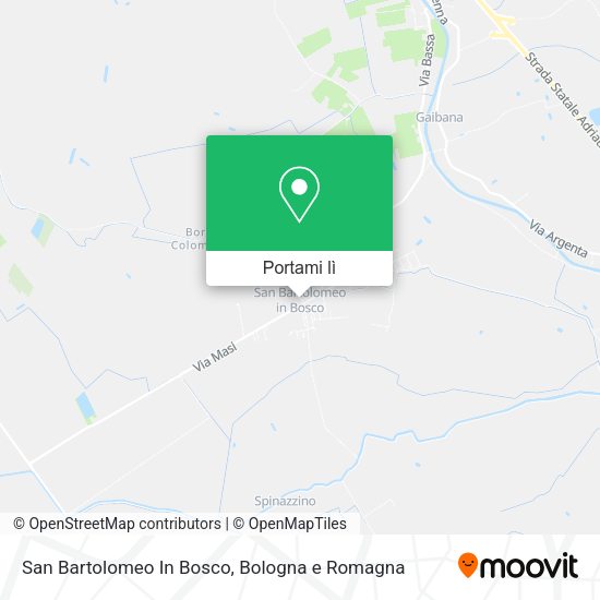 Mappa San Bartolomeo In Bosco