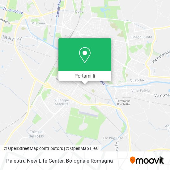 Mappa Palestra New Life Center