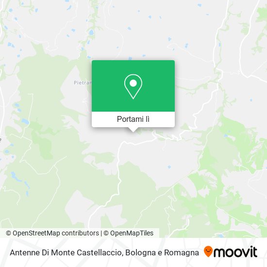 Mappa Antenne Di Monte Castellaccio