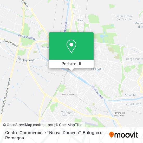 Mappa Centro Commerciale ""Nuova Darsena""