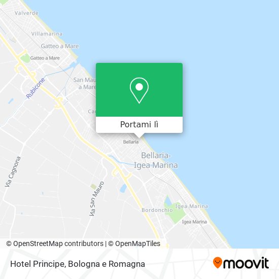 Mappa Hotel Principe
