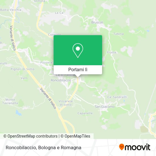 Mappa Roncobilaccio
