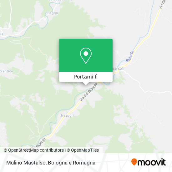 Mappa Mulino Mastalsò