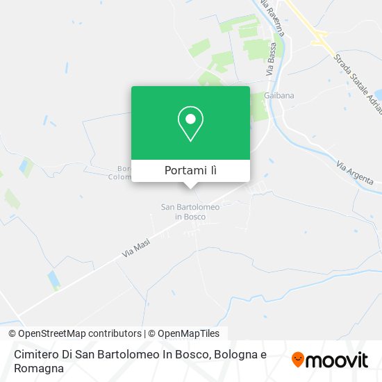 Mappa Cimitero Di San Bartolomeo In Bosco