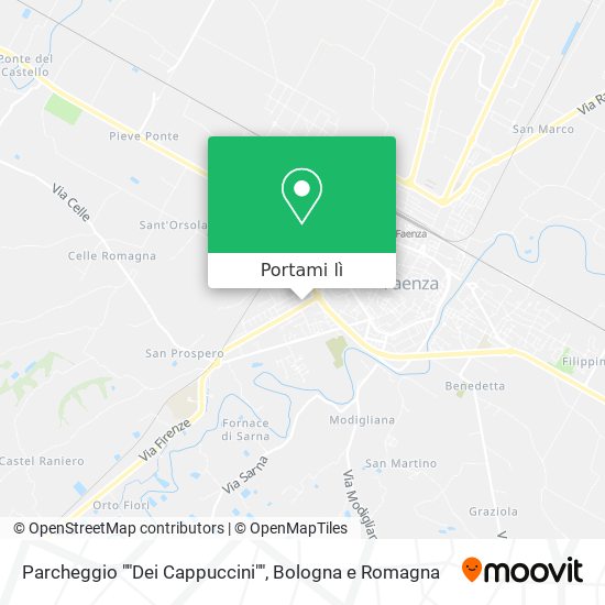 Mappa Parcheggio ""Dei Cappuccini""