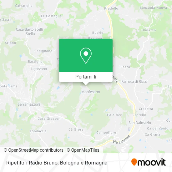 Mappa Ripetitori Radio Bruno