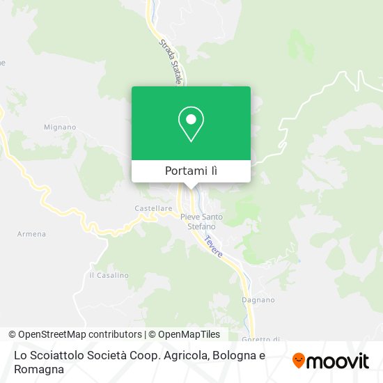 Mappa Lo Scoiattolo Società Coop. Agricola