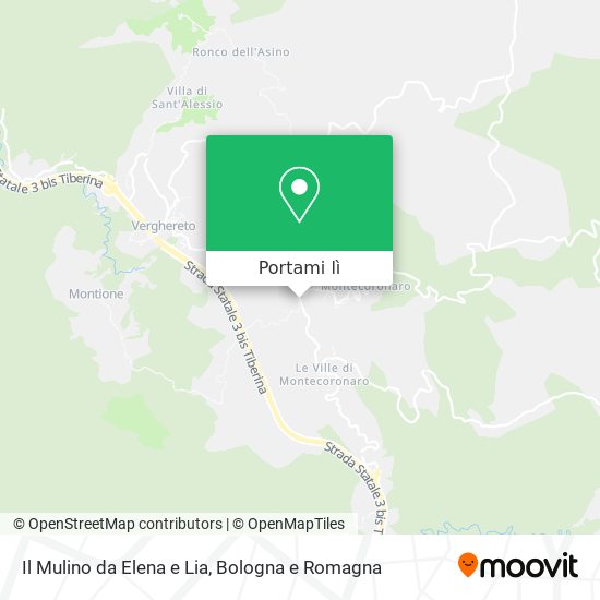 Mappa Il Mulino da Elena e Lia